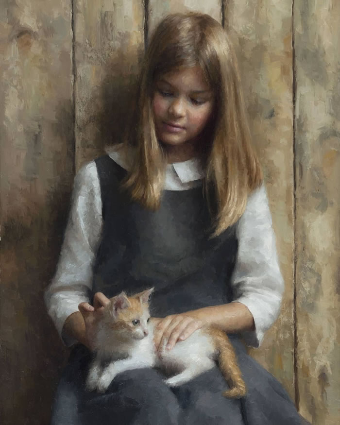 Portrait Oil Paintings By Damian Lechoszest