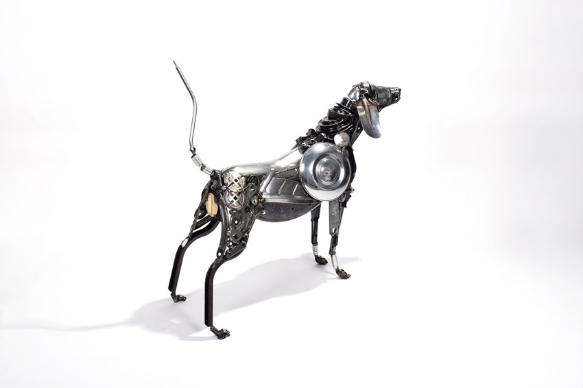 Scrap Metal Sculptures by James Corbett