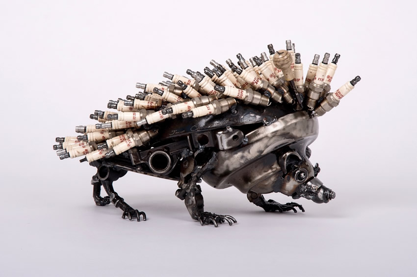 Scrap Metal Sculptures by James Corbett