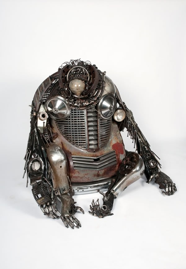 Scrap Metal Sculptures by James Corbett