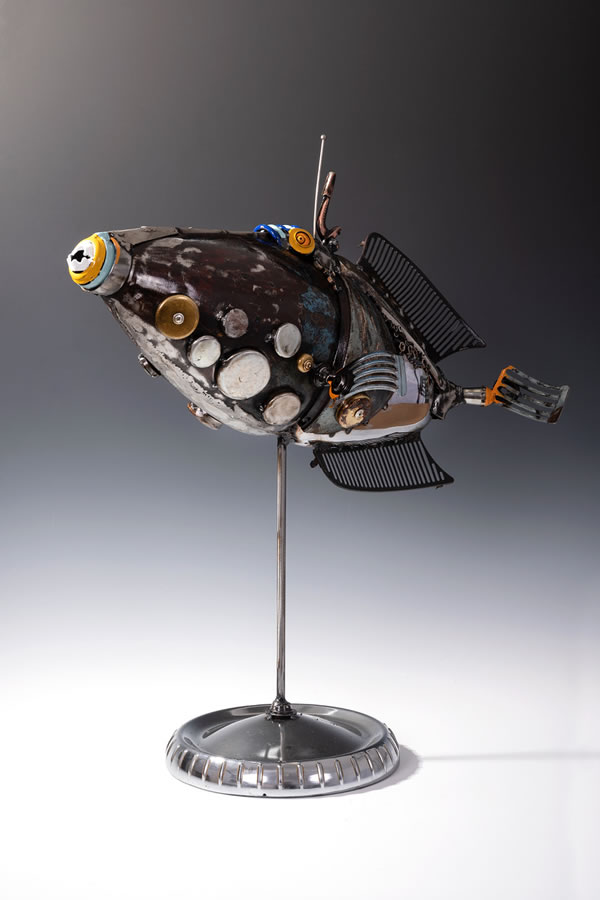 Scrap Metal Sculptures by James Corbett