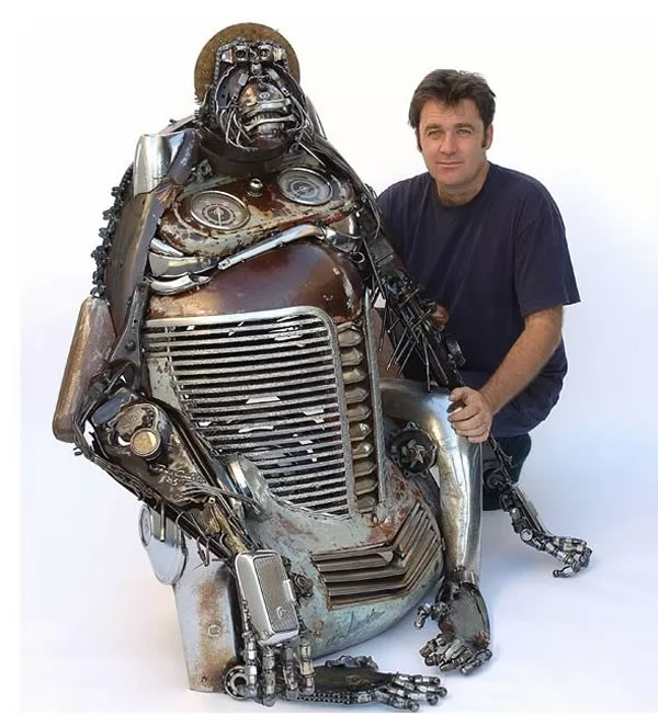 Scrap Metal Sculptures by James Corbett