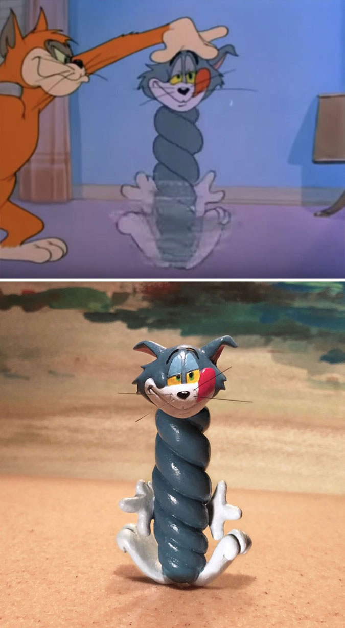 Japanese Artist Turns Tom And Jerry's Most Unfortunate Moments Into  Sculptures, And The Result Is Hilarious