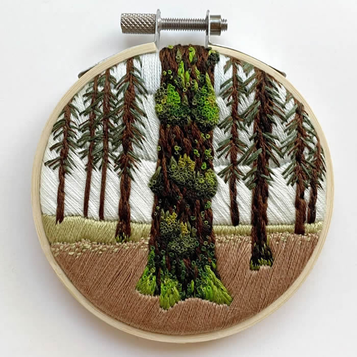 Embroidery Art Work by Cassandra Dias