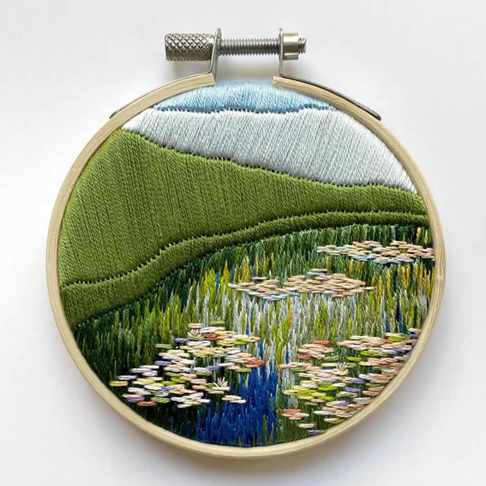 Embroidery Art Work by Cassandra Dias