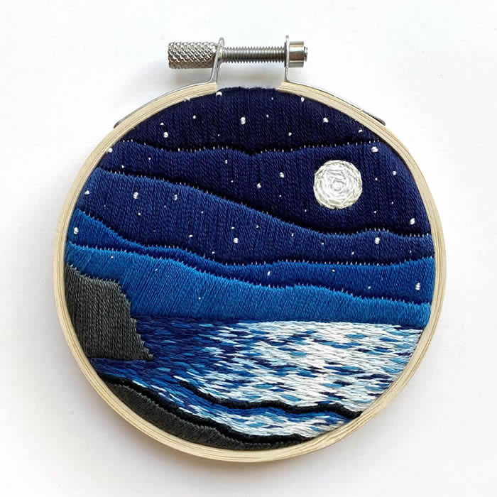 Embroidery Art Work by Cassandra Dias