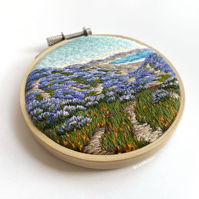 Embroidery Art Work by Cassandra Dias