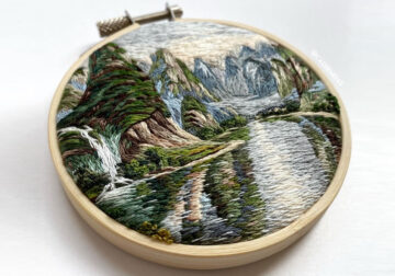 Embroidery Art Work by Cassandra Dias