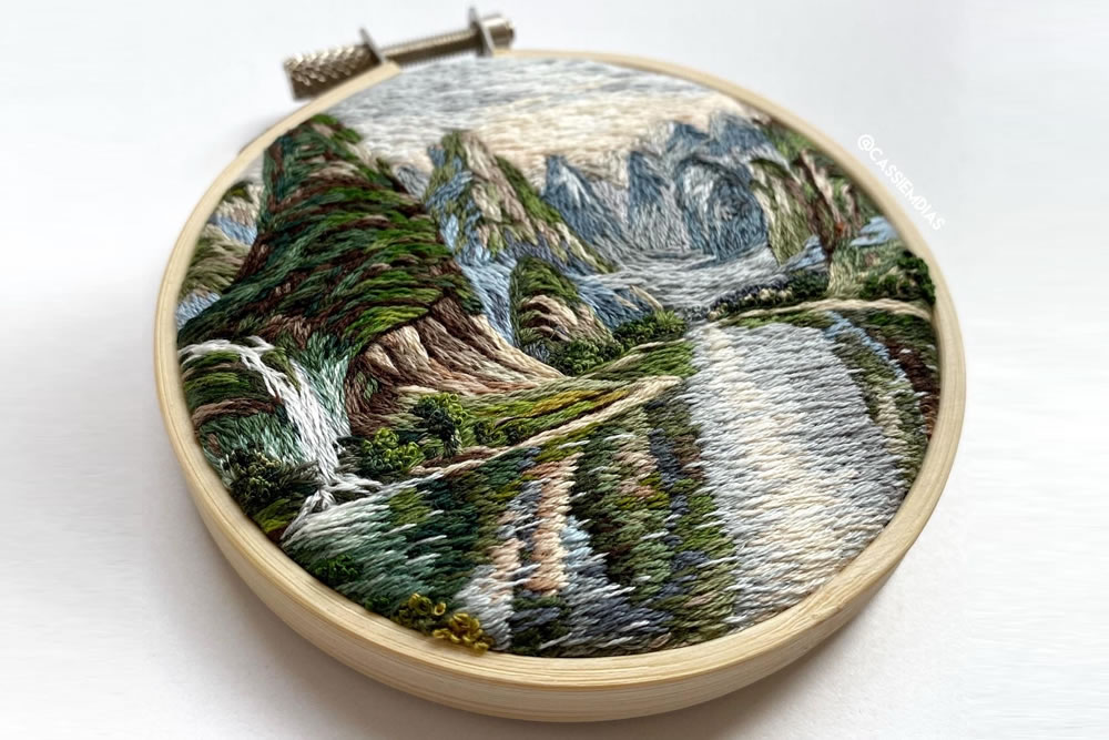 Embroidery Art Work by Cassandra Dias