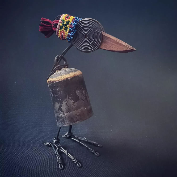 Quirky creatures Made From Scrap Metal By Mohsen Heydari Yeganeh