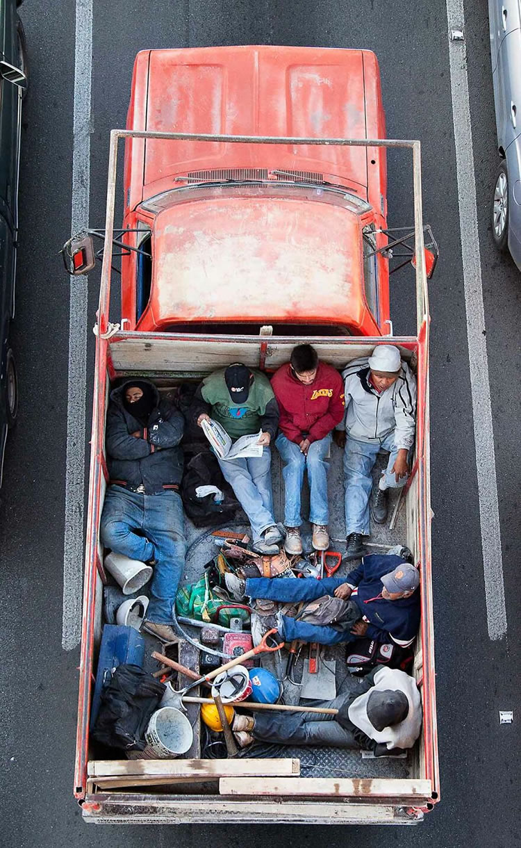 Aerial Photos Of Mexican Commuters