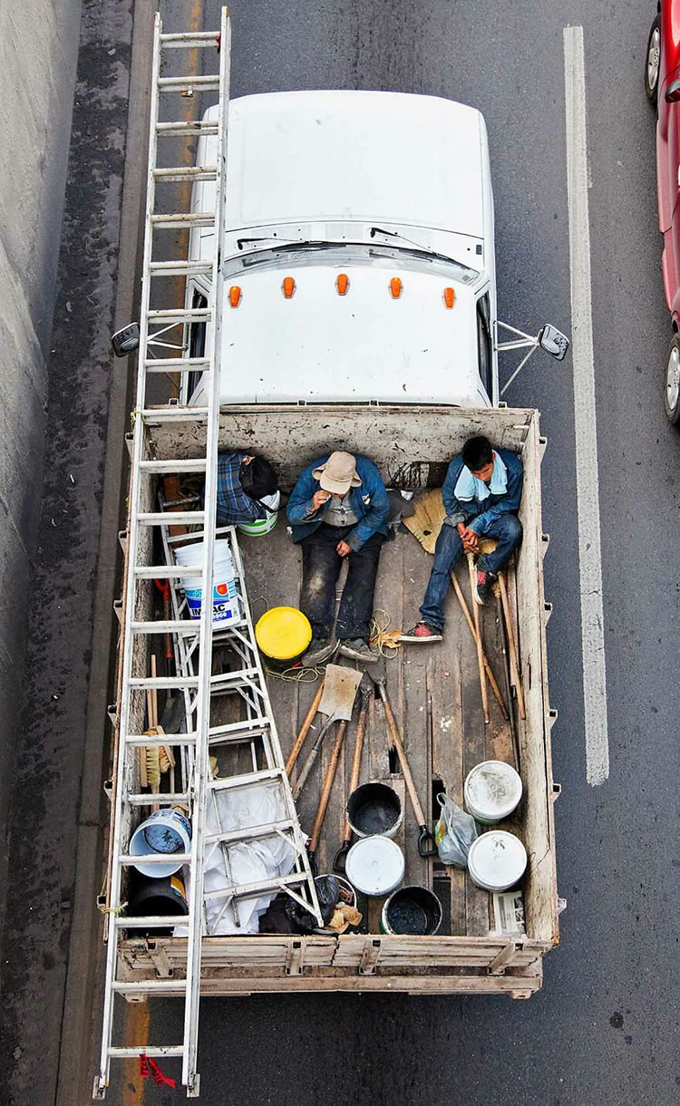 Aerial Photos Of Mexican Commuters