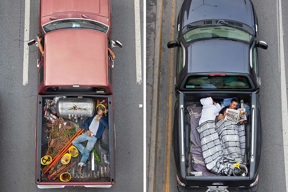Aerial Photos Of Mexican Commuters