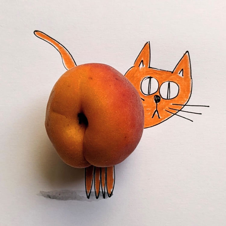 Real-Life Objects With Drawings by Romain Joly