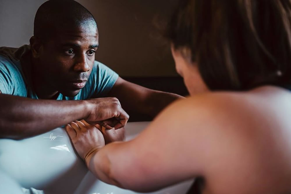 Watching Women Struggling With Giving Birth