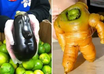 funny shape fruits vegetables