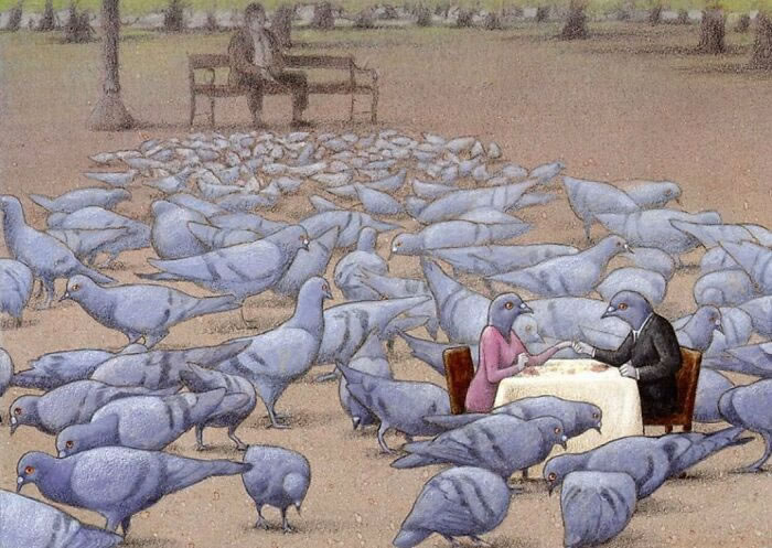 Satirical Illustrations About Society By Pawel Kuczynski