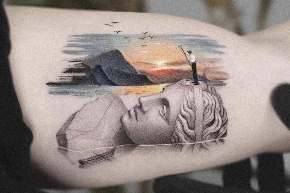 homestyletattoo on Instagram: “котек (прячеться) @laze.amaze” | Clever  tattoos, Inspirational tattoos, Small tattoos