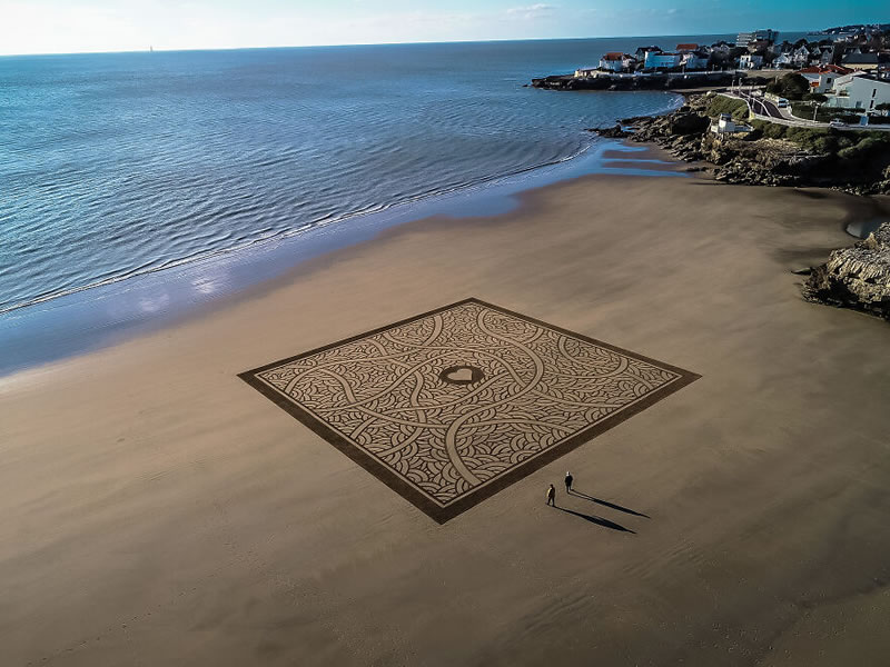 Giant Sand Drawings by Jben