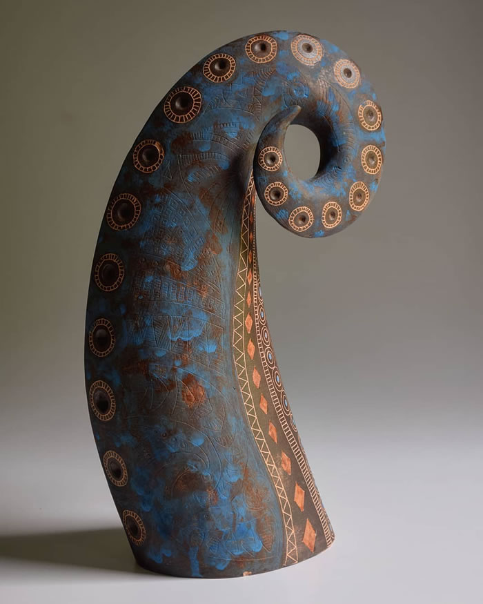 Abstract Ceramic Sculptures by Carlos Cabo