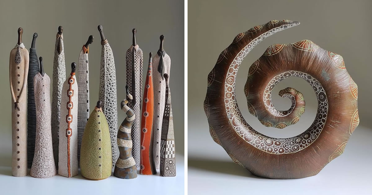 A Diverse Array of Textures Cloak Abstract and Figurative Ceramics by  Artist Carlos Cabo — Colossal