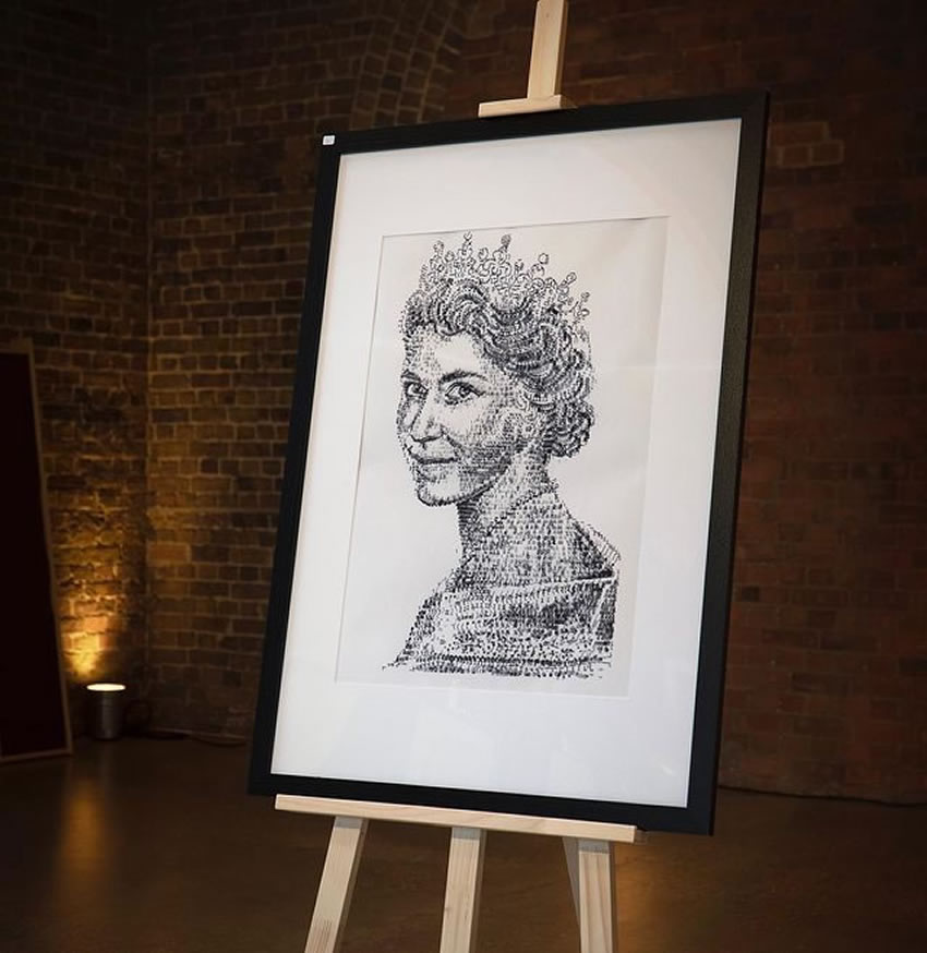 James Cook Artwork – James Cook is an artist that draws portraits using a  typewriter.