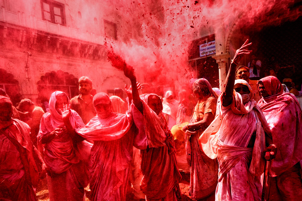 Widow Holi In Vrindavaran By Tanusree Mitra