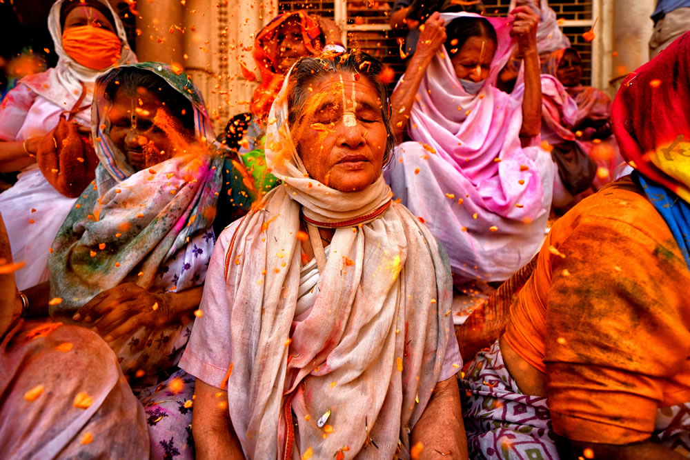 Widow Holi In Vrindavaran By Tanusree Mitra