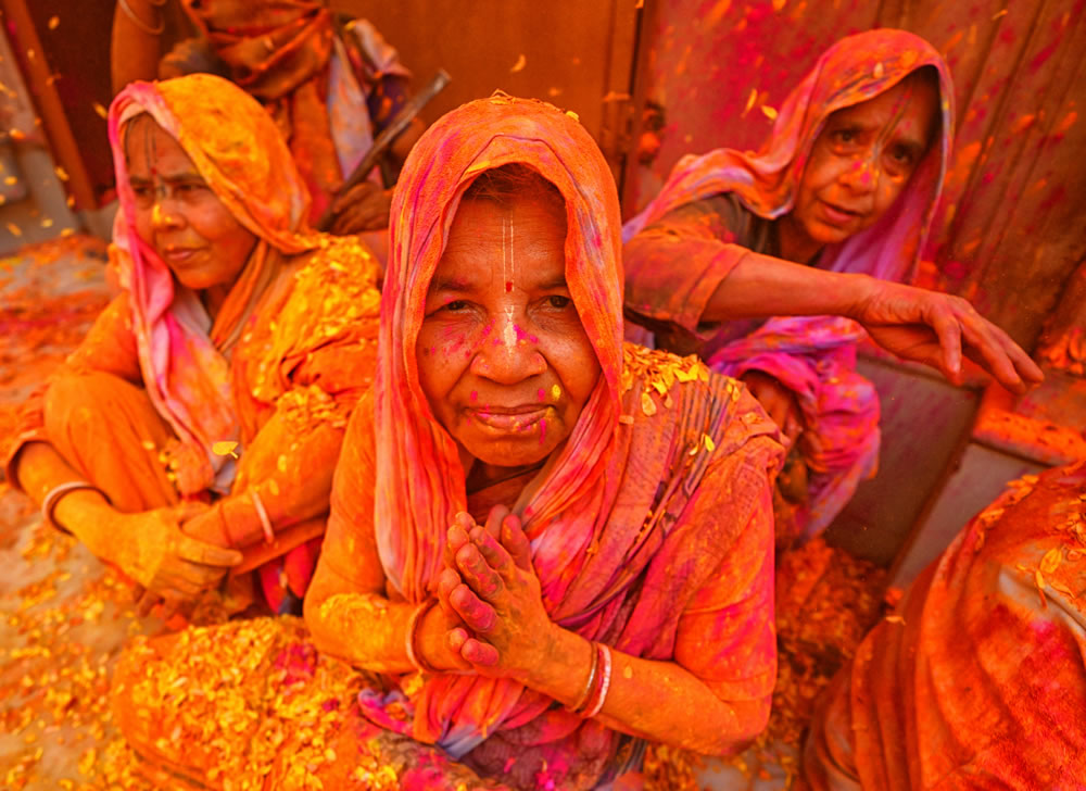 Widow Holi In Vrindavaran By Tanusree Mitra