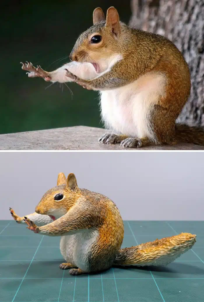 Animal Photos Turned Into Funny Sculptures