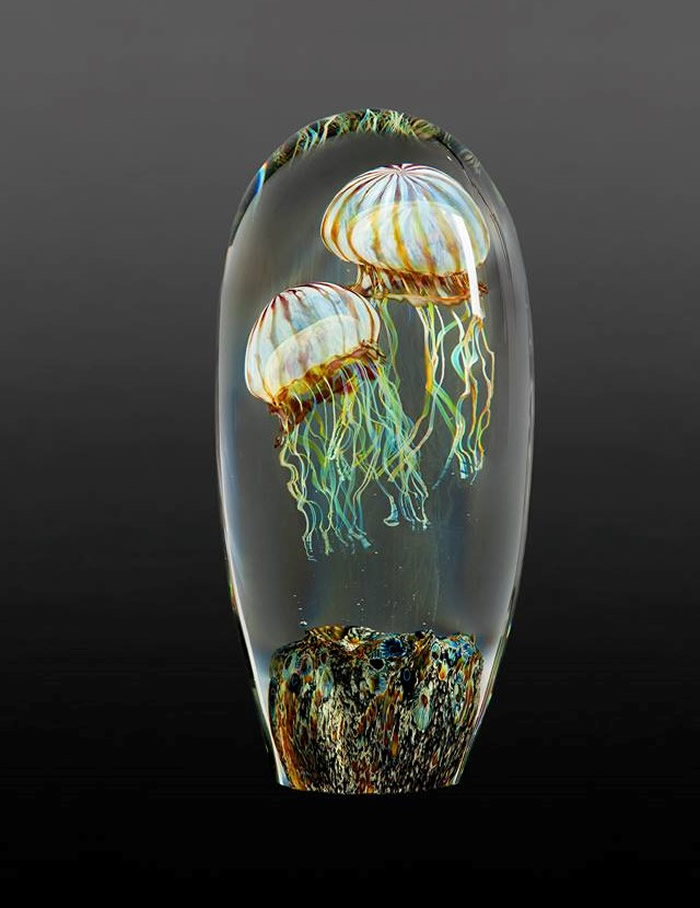 Glass Jellyfish Sculptures by Richard Satava