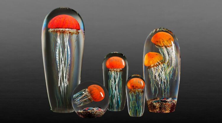 Glass Jellyfish Sculptures by Richard Satava
