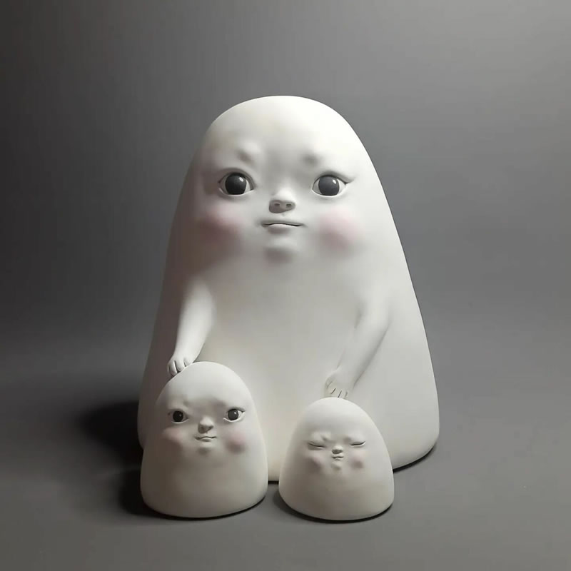 Sculptures de créatures étranges par Clémentine Bal