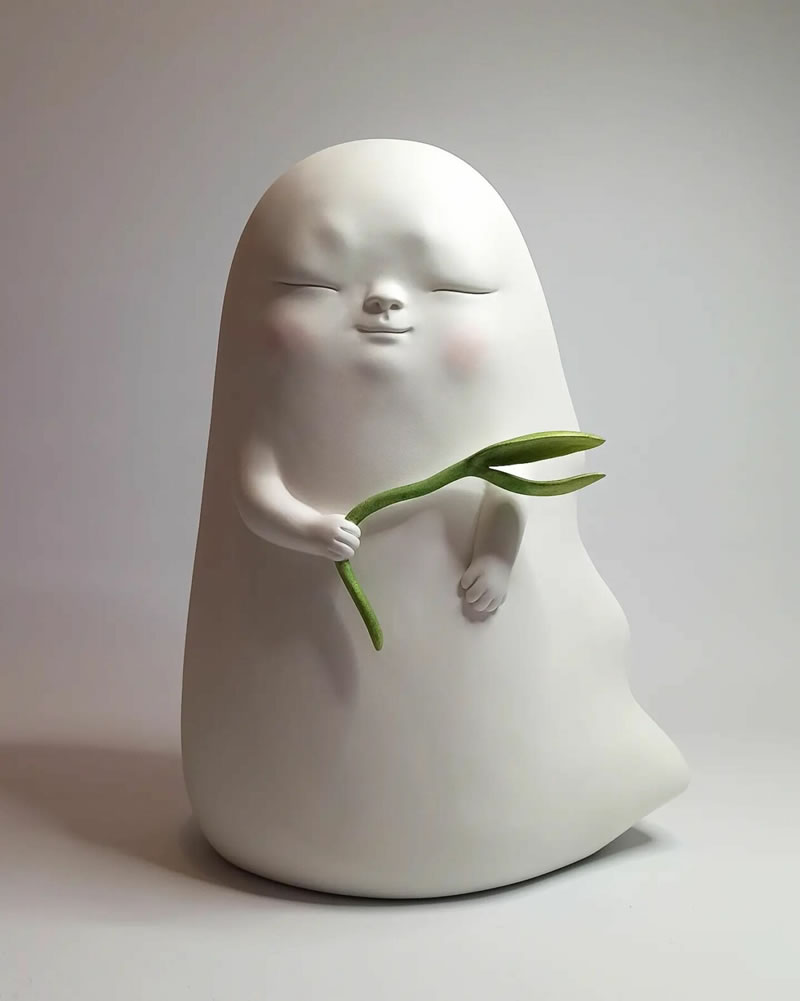 Peculiar Creatures Sculptures by Clementine Bal