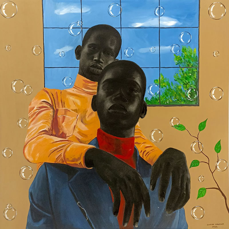 Soulful Expressions Of African Society: Figurative Paintings By Olamide ...