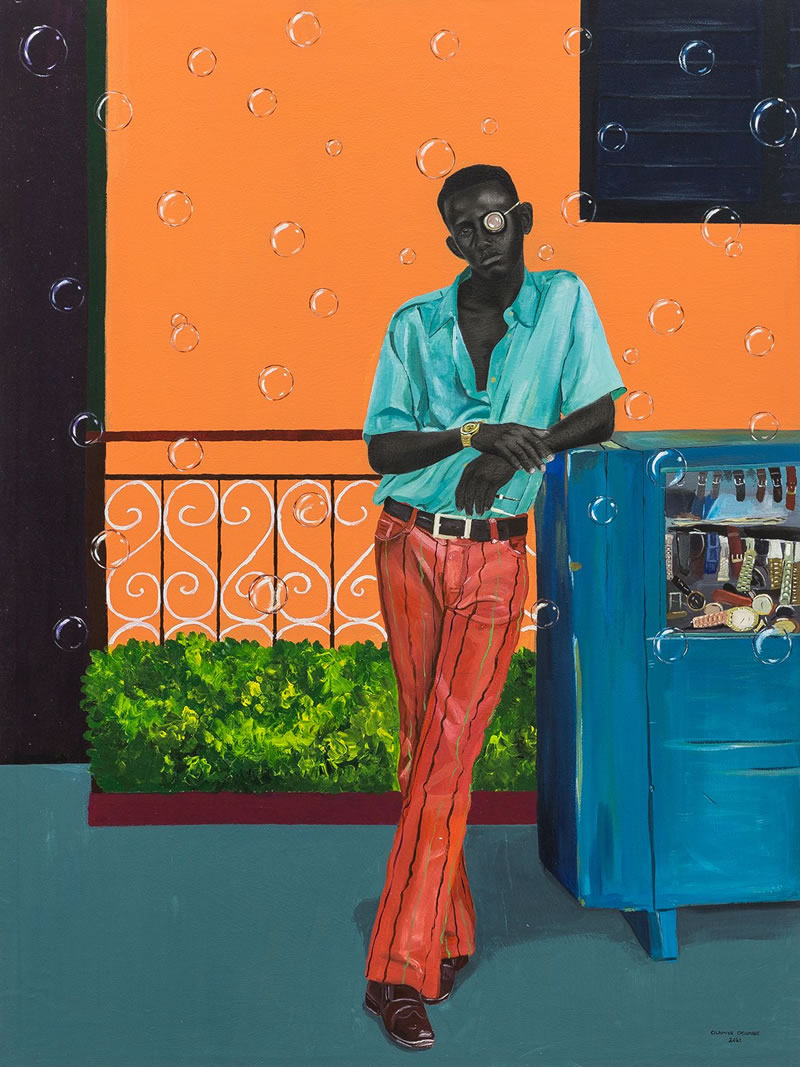 Peintures de la société africaine par Olamide Ogunade