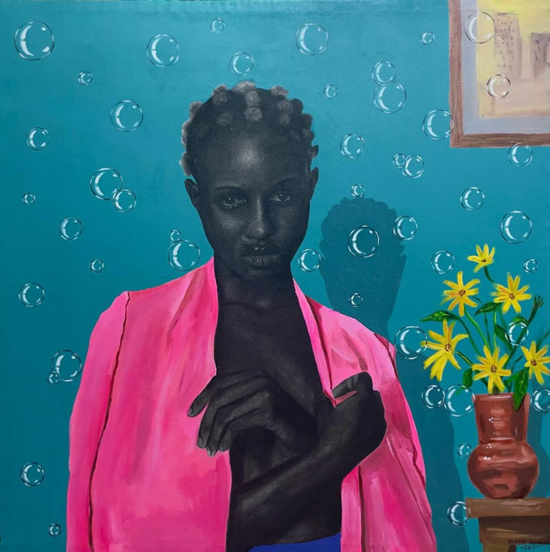 African Society Paintings By Olamide Ogunade