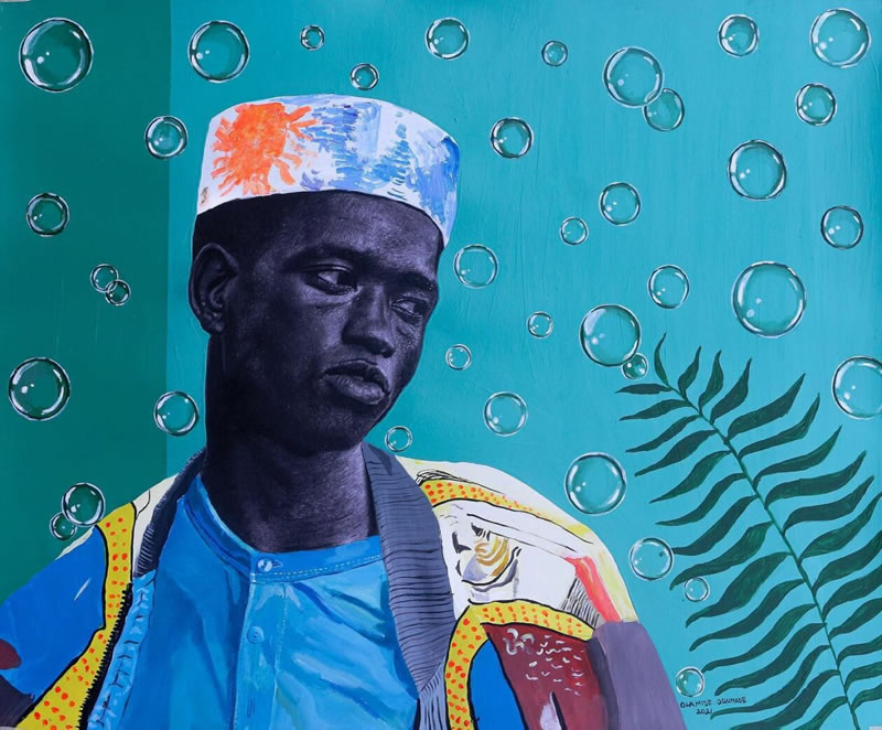 Peintures de la société africaine par Olamide Ogunade