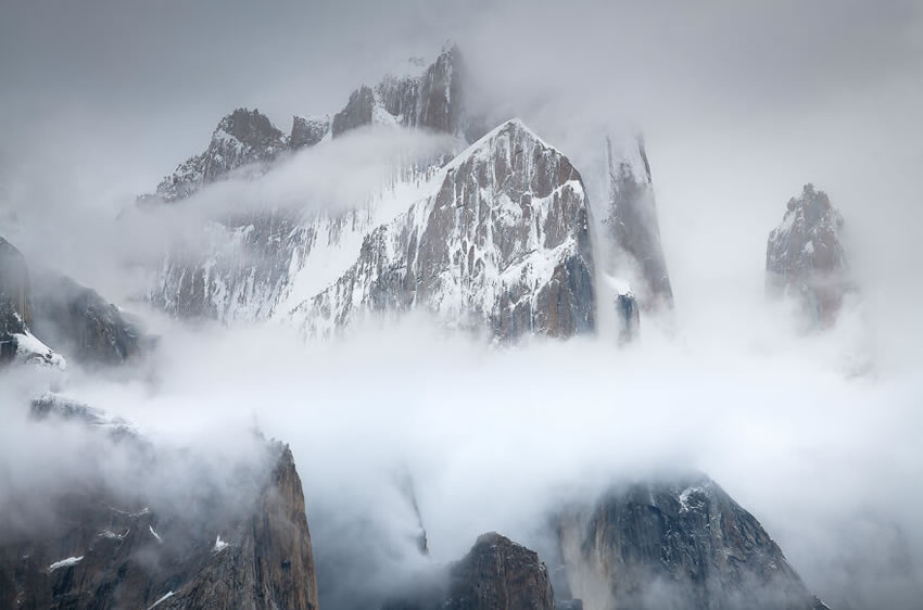 Karakoram Range Mountains By Tomasz Przychodzien