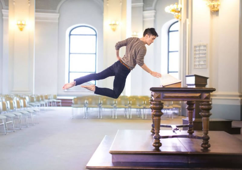 Levitating Self-Portraits by Mickael Jou