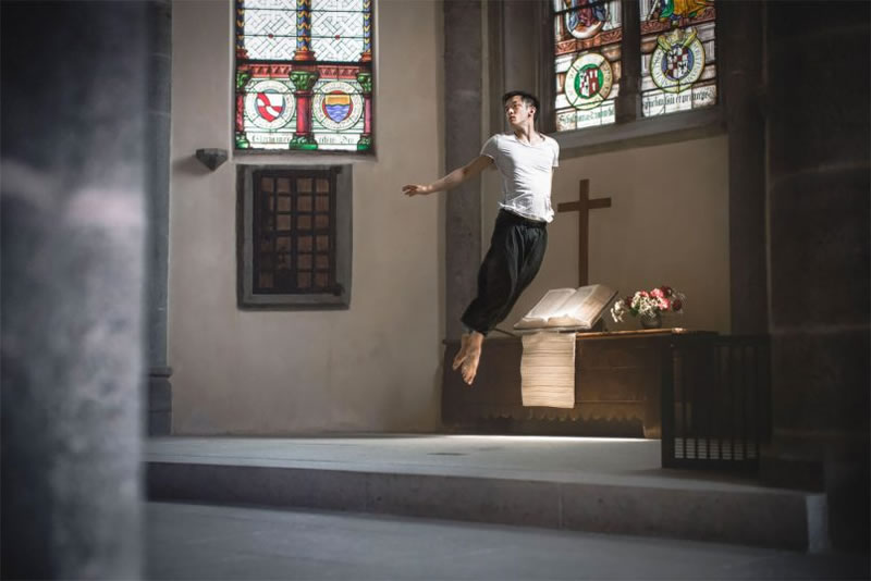 Levitating Self-Portraits by Mickael Jou