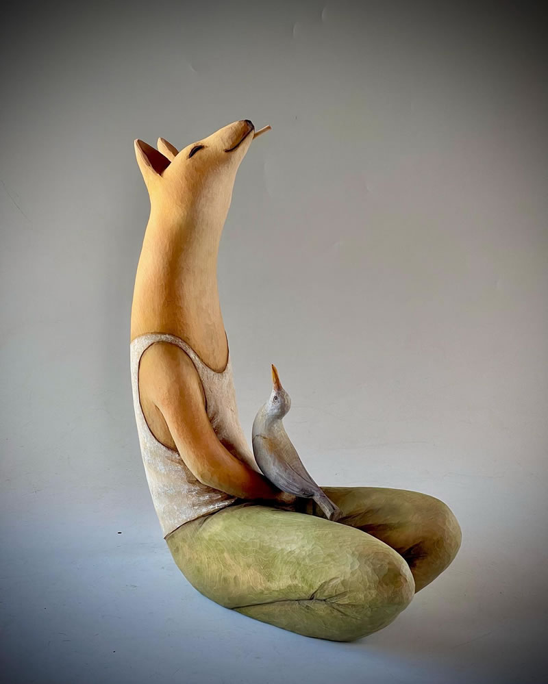 Animal Wooden Sculptures By Nikichi