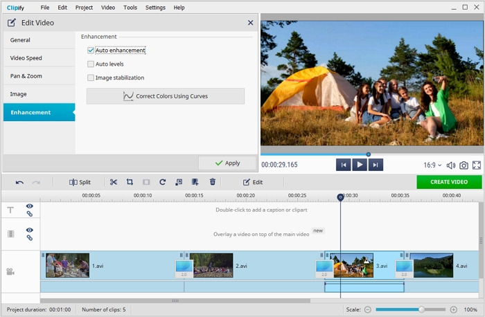 Clipify: An Automatic Video Editor