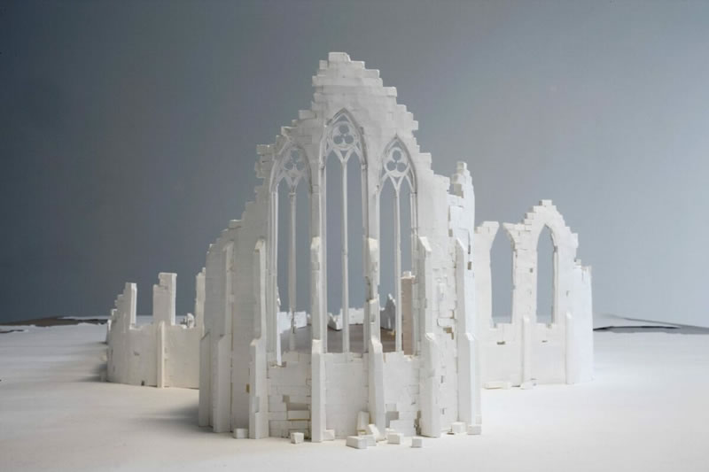 Architectural Paper Sculptures By Peter Callesen