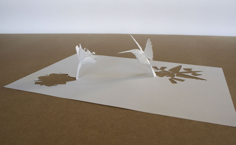Sculptures architecturales en papier par Peter Callesen