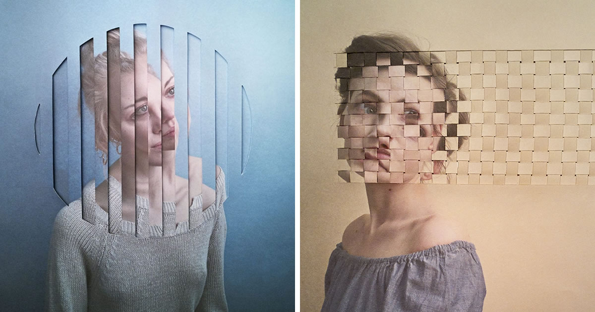 Layers Of Intrigue: Alma Haser's Meticulously Crafted Portrait Collages ...