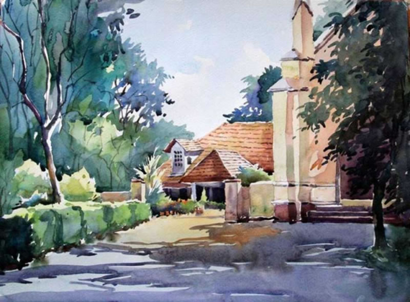 Watercolor Paintings By Sunil Linus De