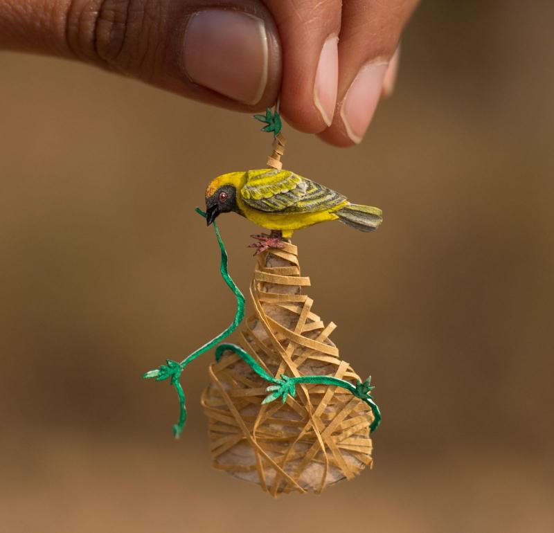 Belles œuvres d'art miniatures de Nayan et Vaishali