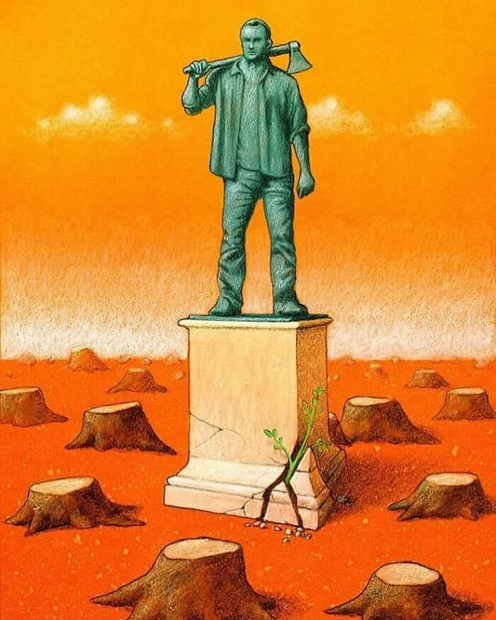 Illustrations satiriques sur la société par Pawel Kuczynski