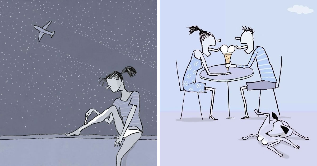 Artist Yuval Robichek Creates Thought-Provoking Illustrations That Will Make You Think